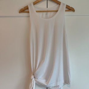 lululemon White Tie Knot Tank
